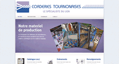 Desktop Screenshot of corderies-tournonaises.com
